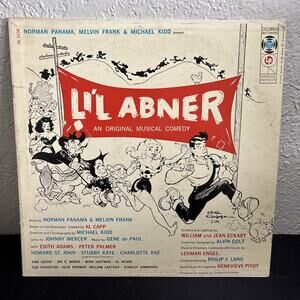 Li'l Abner An Original Musical Comedy Columbia 6-Eye LP Vinyl OL 5150 Ex/Ex